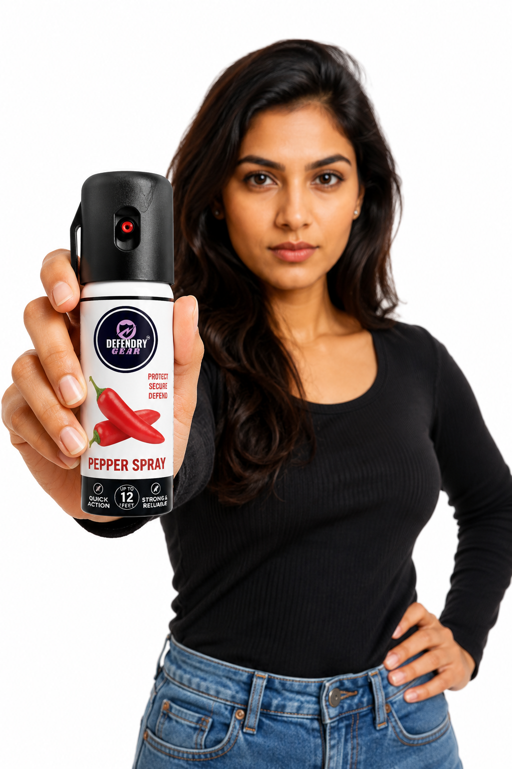 Pepper Spray 55ml Personal Safety Spray for Self-Defense Compact & Easy to Carry Travel Home office