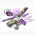 Self-Defense Keychain Set – 10-in-1 Personal Safety Kit (Purple set)
